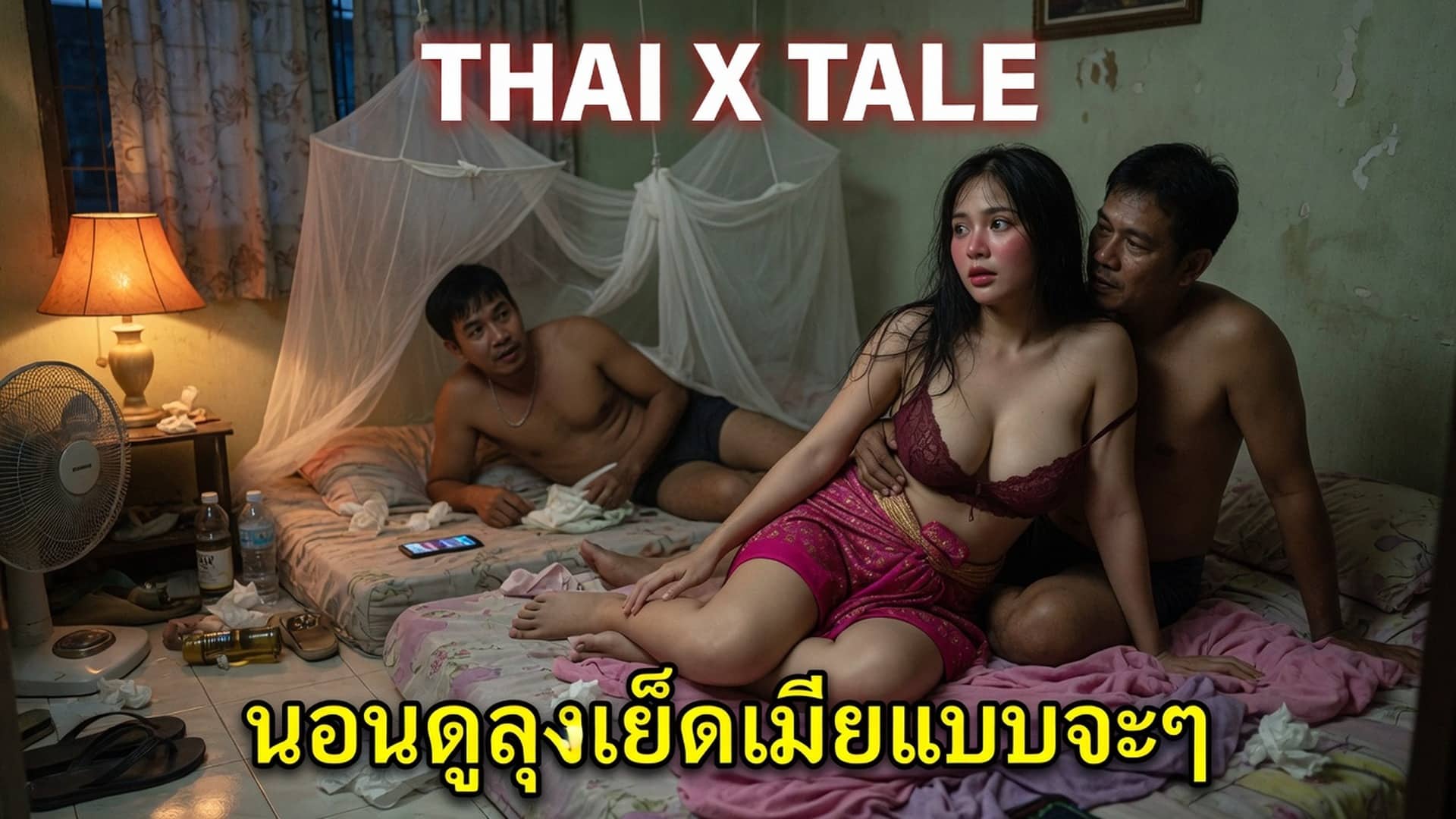 เรื่องเสียว นอนดูลุงเย็ดเมียแบบจะๆ | ThaiXTale