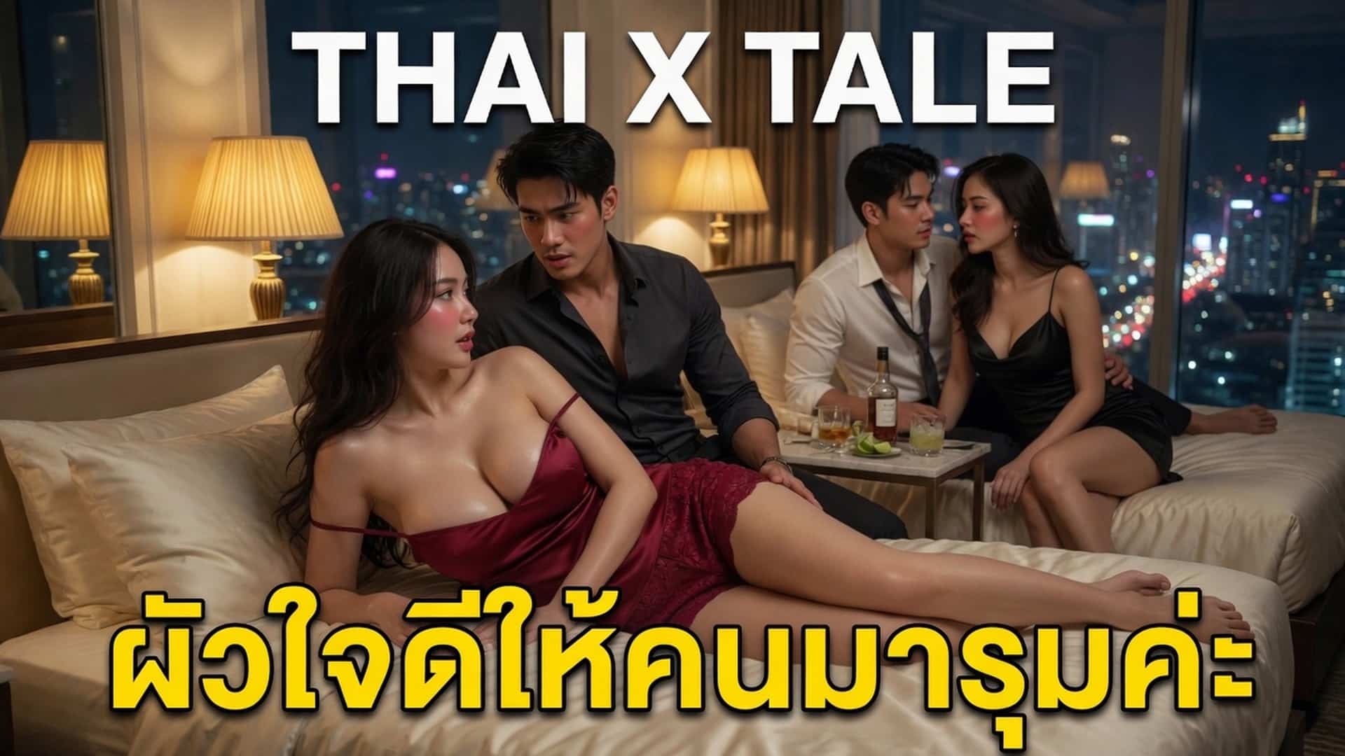 เรื่องเสียว ผัวใจดีให้คนมารุมเย็ดค่ะ | ThaiXTale