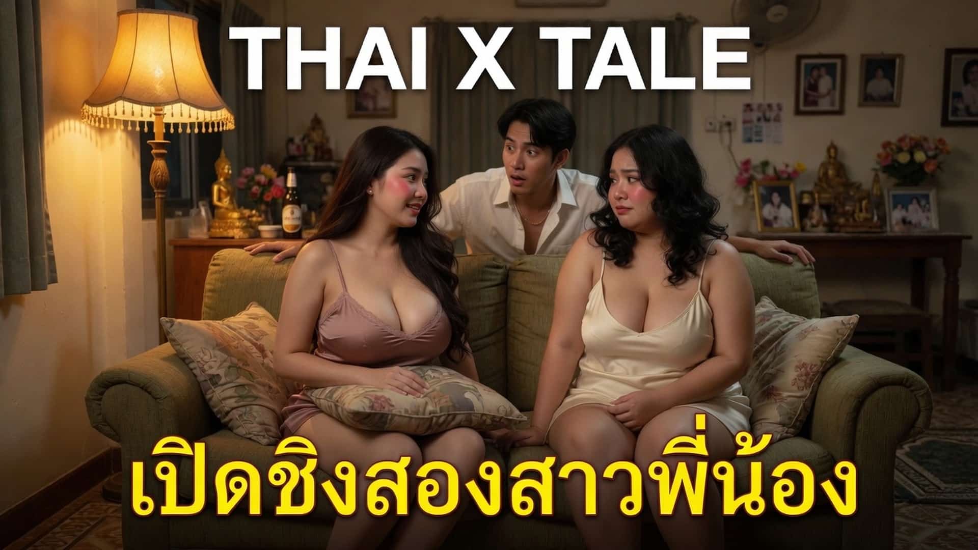 เรื่องเสียว เปิดซิงสองสาวพี่น้อง ม.3 กับ ม.5 | ThaiXTale