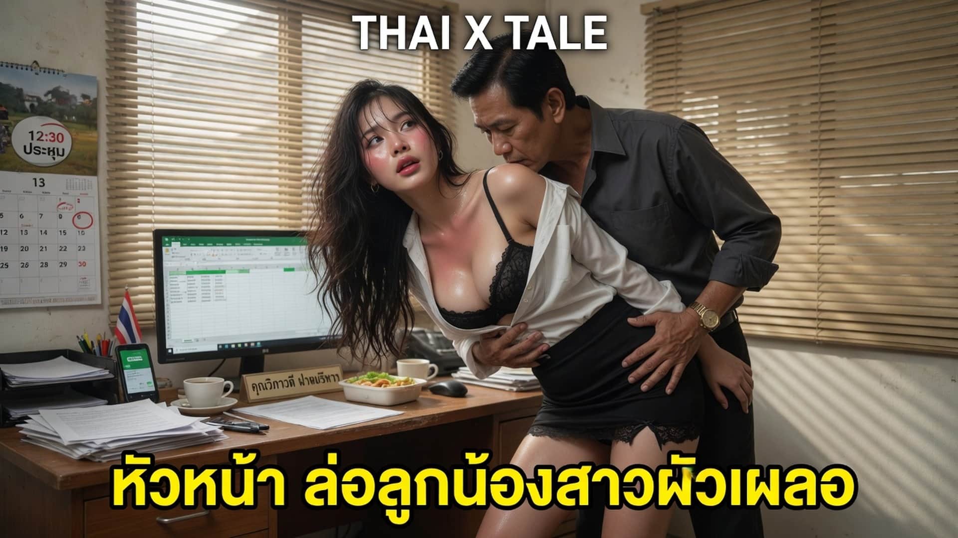 เรื่องเสียว หัวหน้า ล่อลูกน้องสาวผัวเผลอ | ThaiXTale