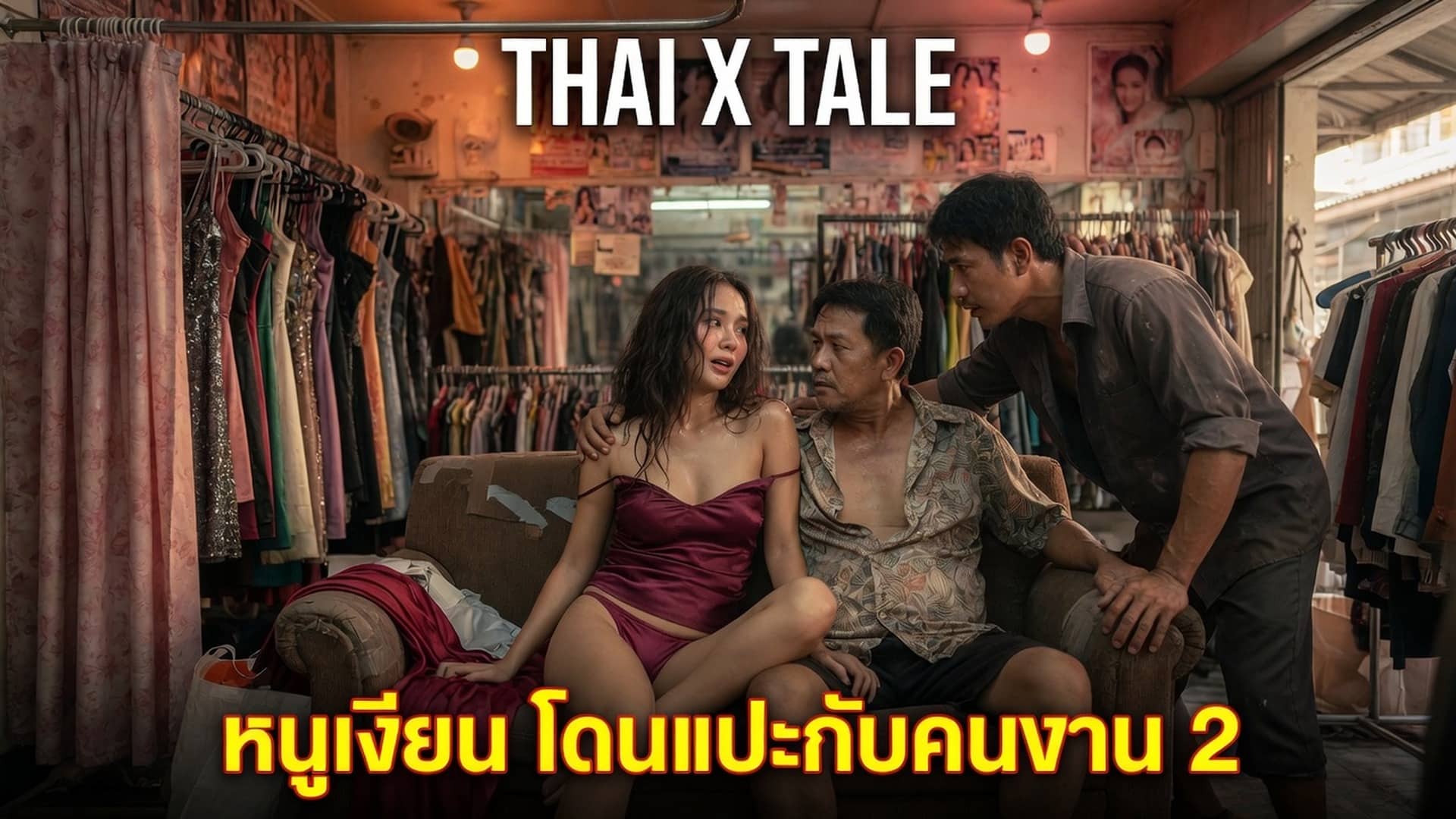 เรื่องเสียว หนูเงี่ยน โดนแปะกับคนงานรุมเย็ดทั้งหีทั้งตูด 2 | ThaiXTale