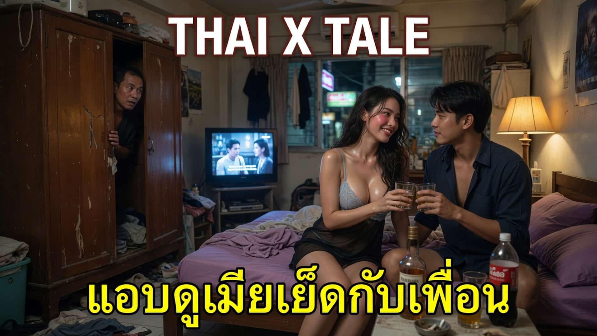 เรื่องเสียว แอบดูเมียเย็ดกับเพื่อน | ThaiXTale