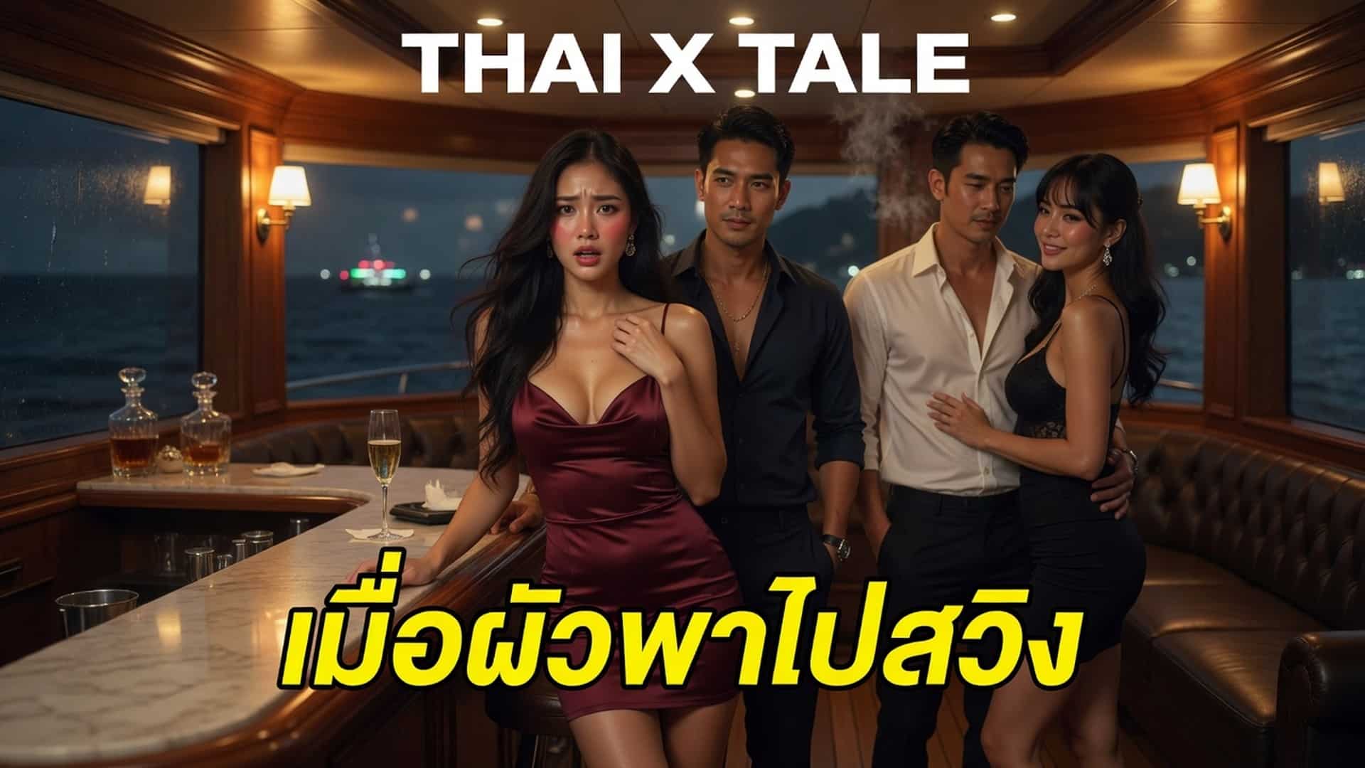 เรื่องเสียว เมื่อผัวพาไปสวิง | ThaiXTale