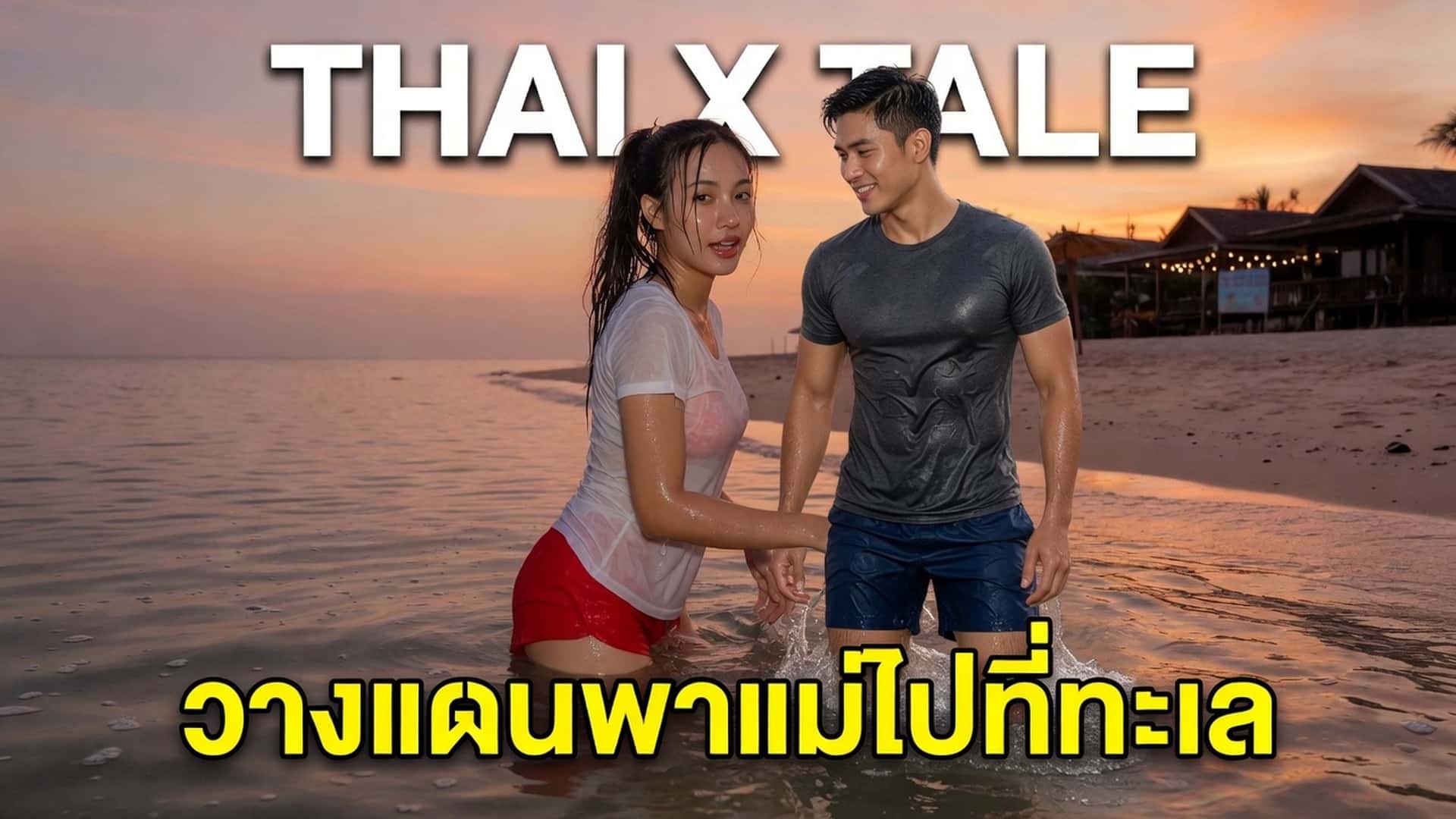 เรื่องเสียว วางแผนพาแม่ไปเย็ดที่ทะเล | ThaiXTale