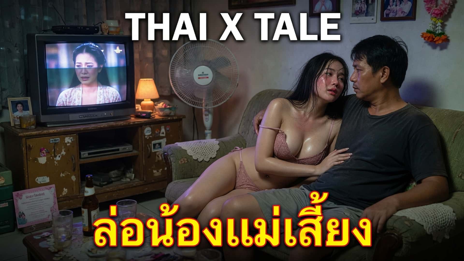 เรื่องเสียว ล่อน้องเเม่เลี้ยง | ThaiXTale