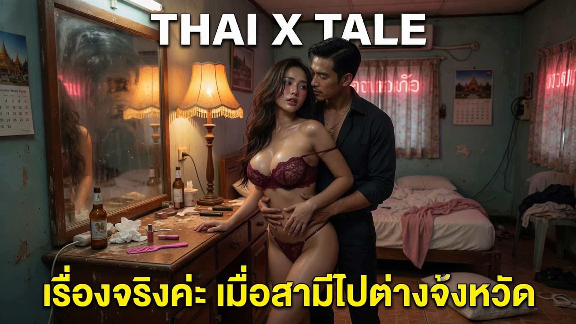 เรื่องเสียว เรื่องจริงค่ะ เมื่อสามีไปต่างจังหวัด | ThaiXTale