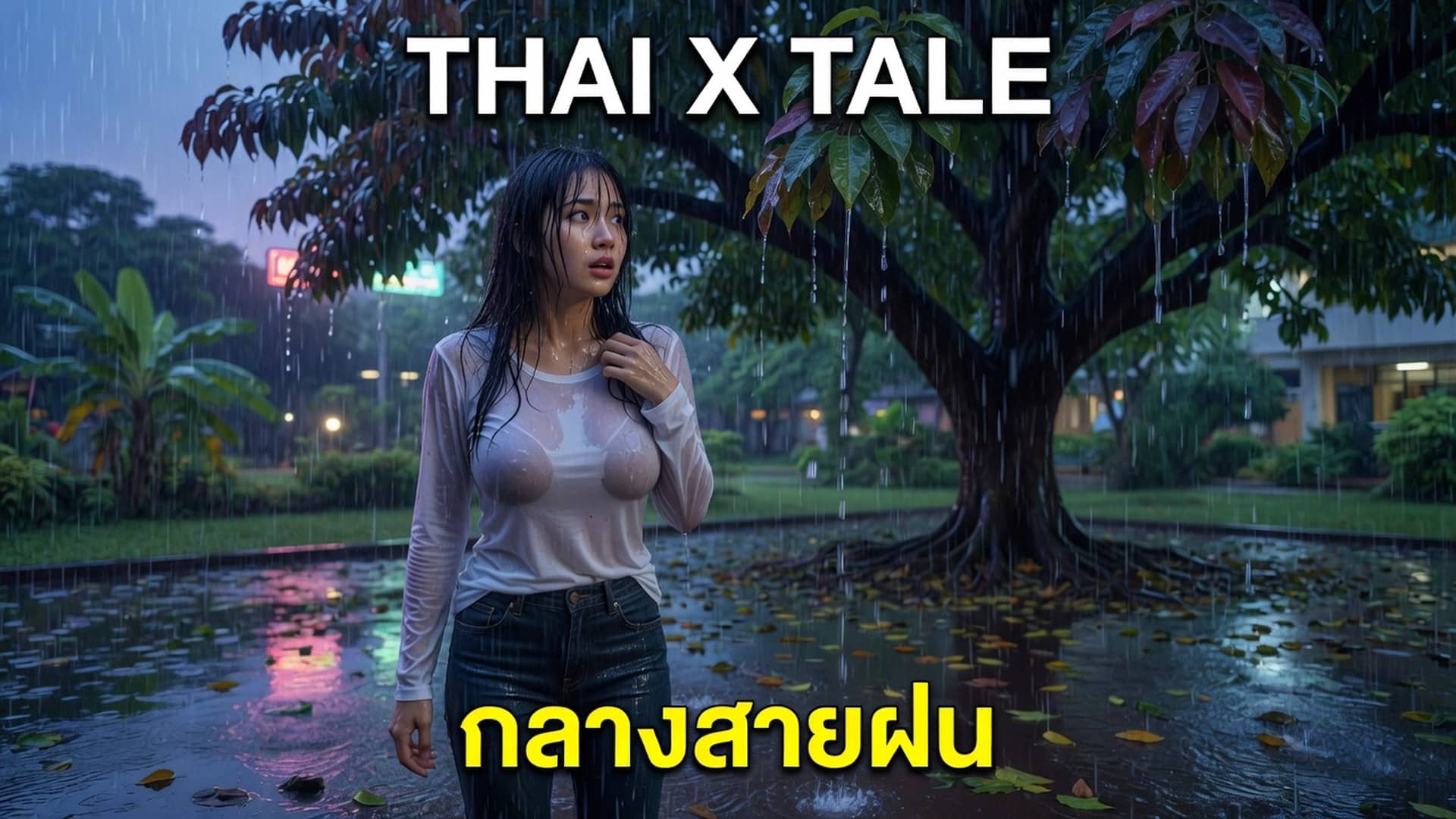 เรื่องเสียว เปิดซิง โดนขืนใจกลางสายฝน | ThaiXTale
