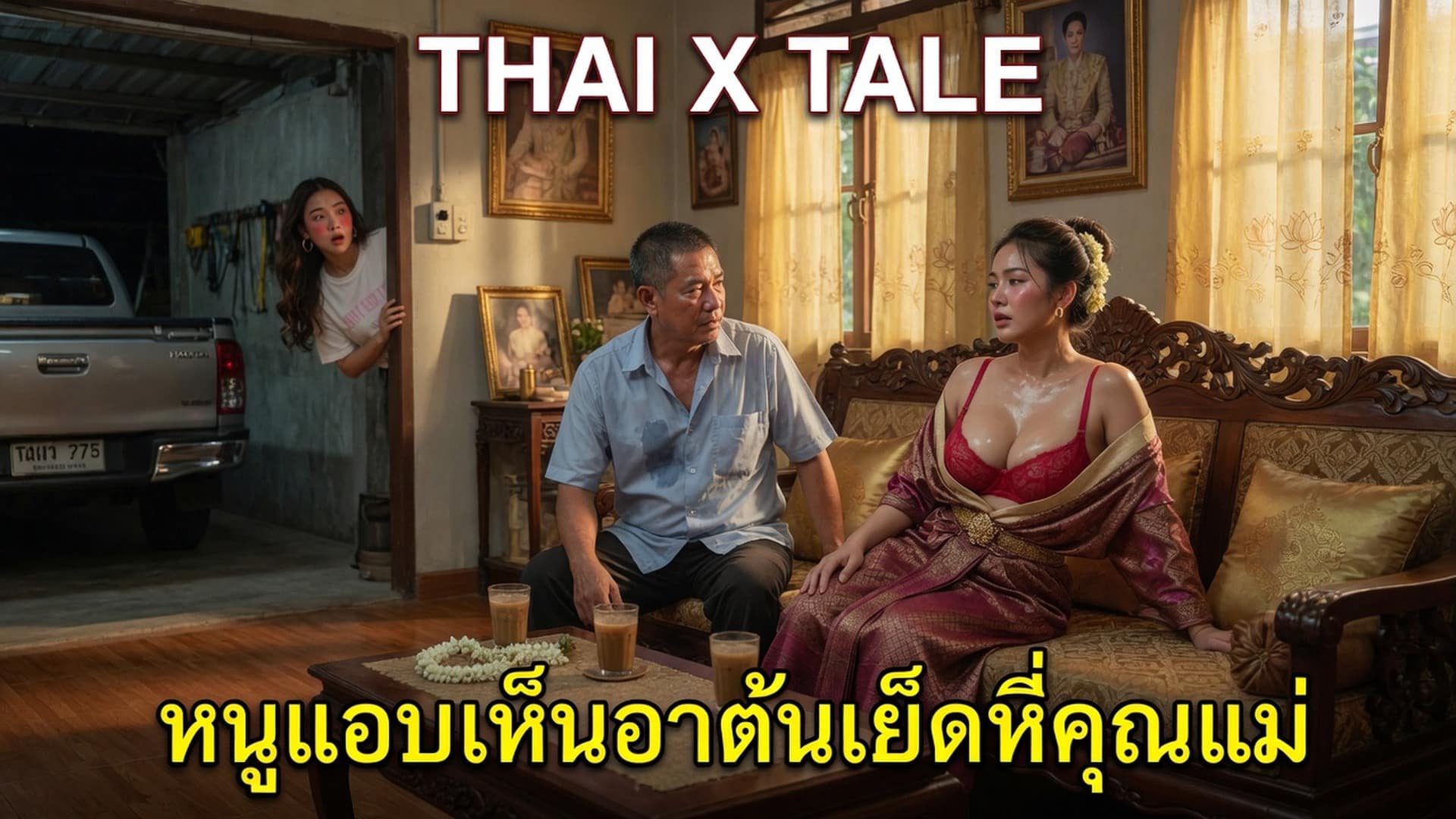 เรื่องเสียว หนูแอบเห็นอาต้นเย็ดหีคุณแม่ | ThaiXTale