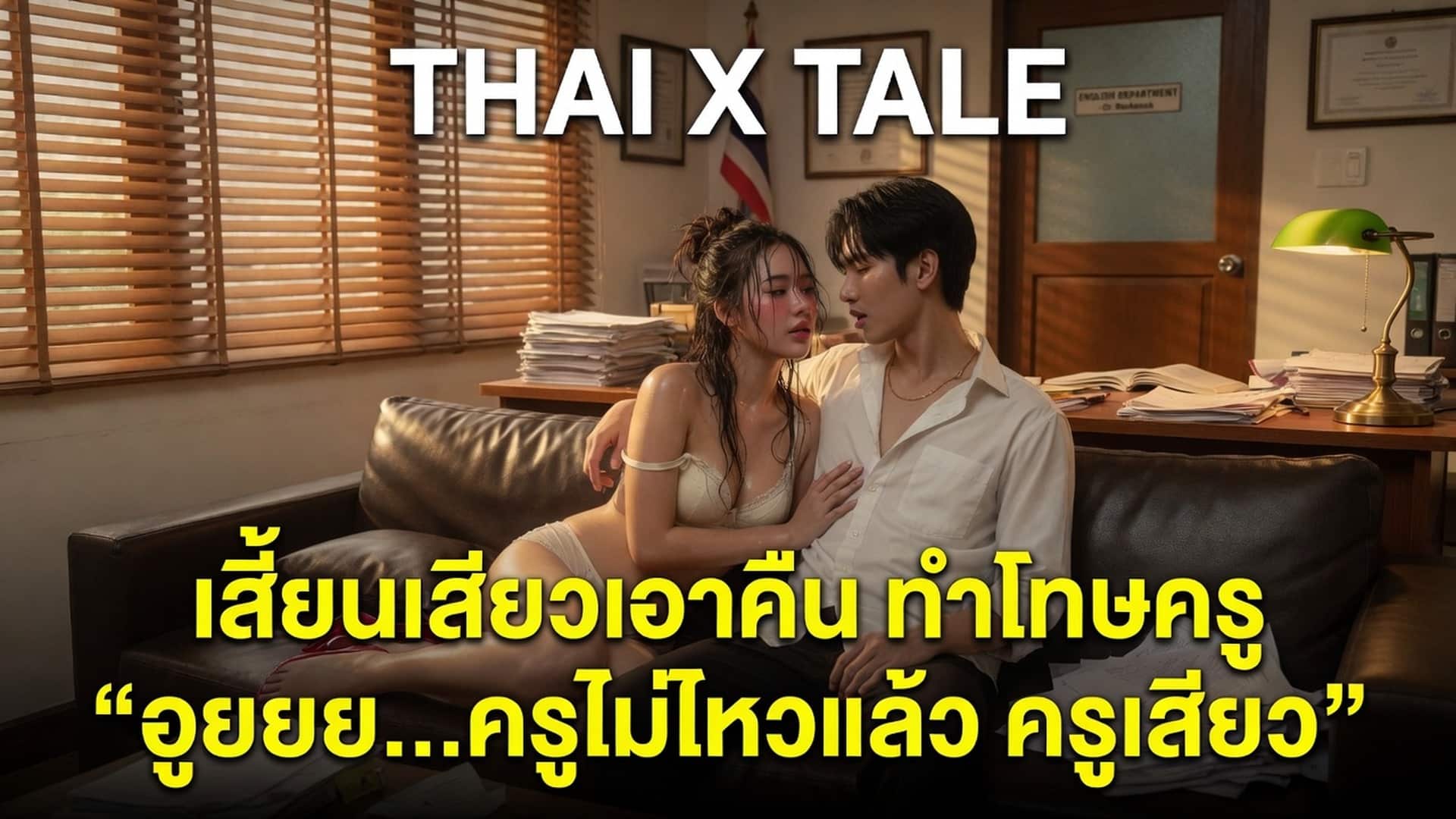 เรื่องเสียว เสี้ยนเสียวเอาคืน ทำโทษครู ”อูยยย…ครูไม่ไหวแล้ว ครูเสียว” | ThaiXTale