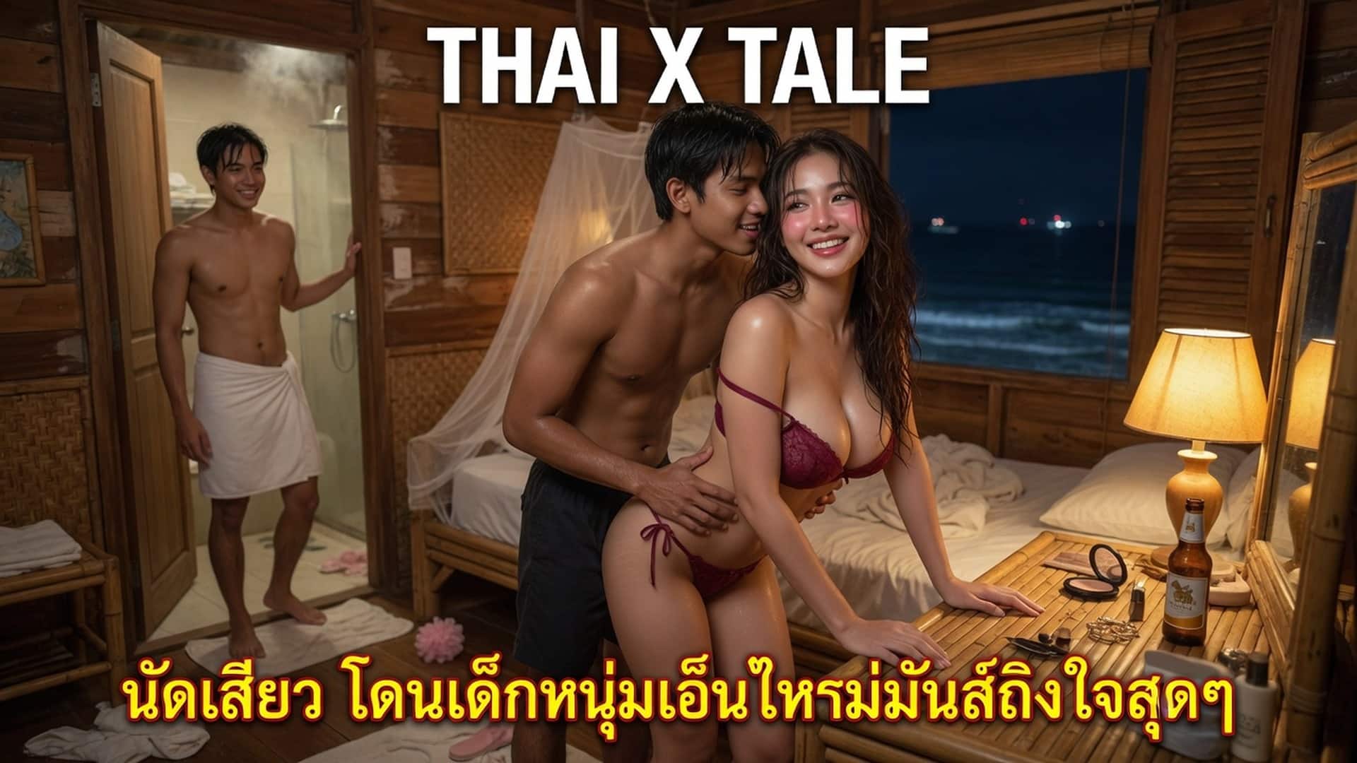 เรื่องเสียว นัดเสียว โดนเด็กหนุ่มเอ็นใหญ่มันส์ถึงใจสุดๆ | ThaiXTale