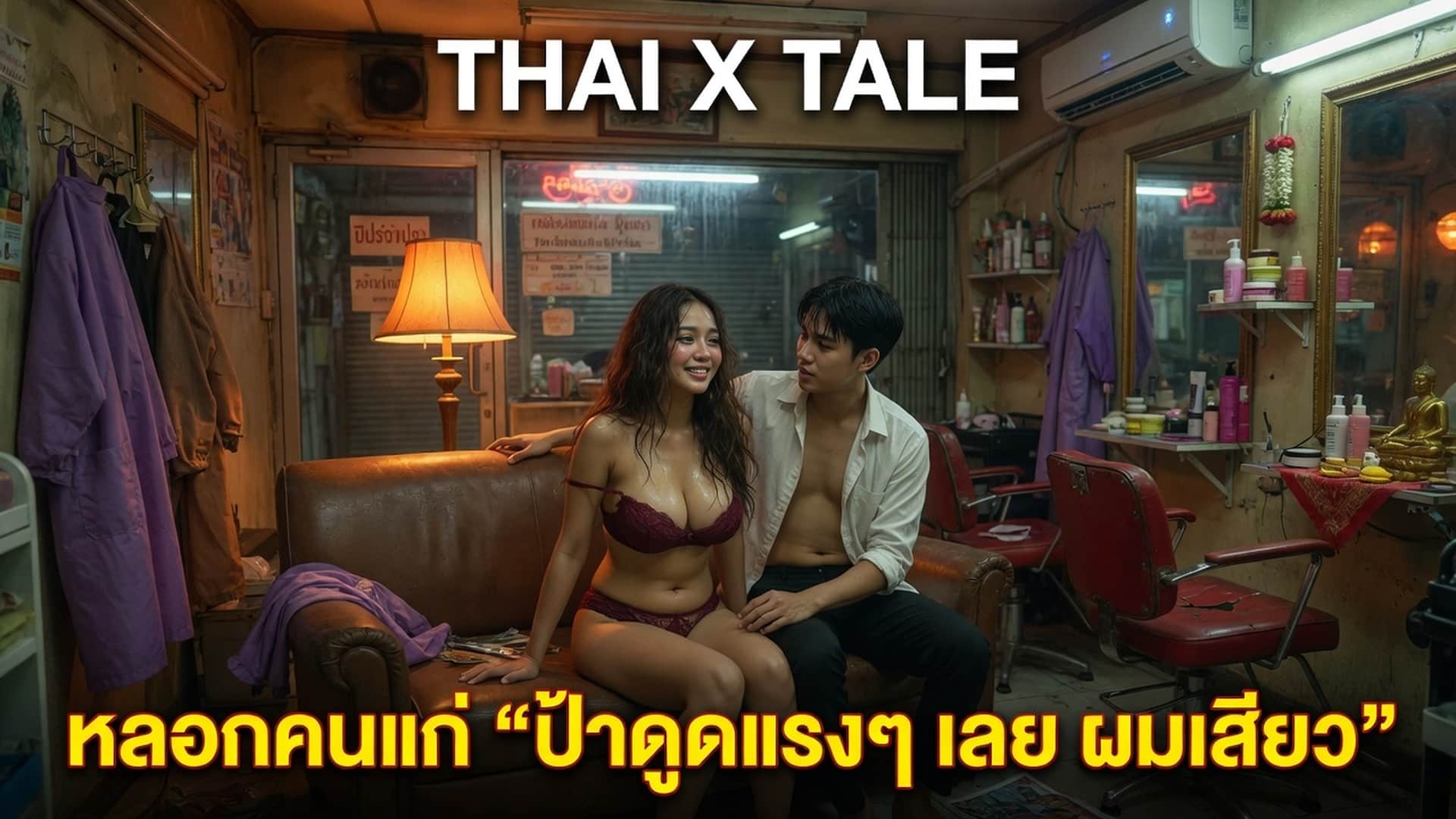 เรื่องเสียว หลอกเย็ดคนแก่ “ป้าดูดแรงๆ เลย ผมเสียว” | ThaiXTale