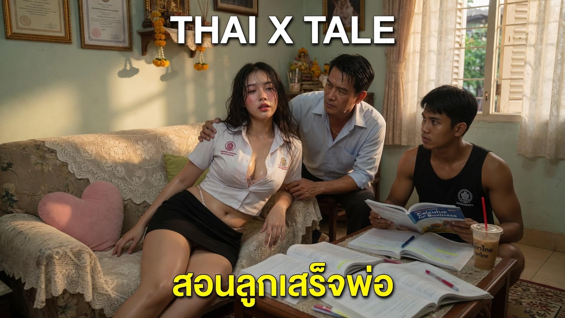 เรื่องเสียว สอนลูกเสร็จพ่อ | ThaiXTale