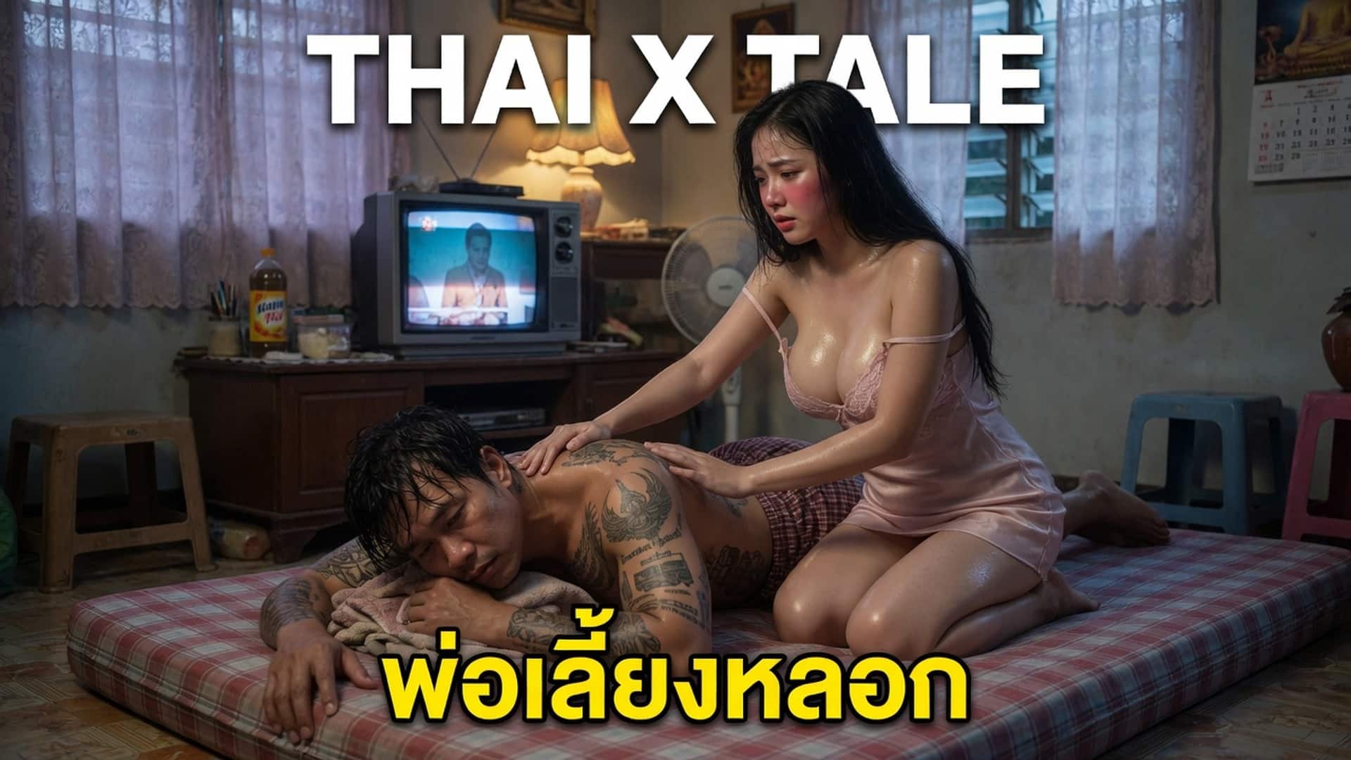 เรื่องเสียว พ่อเลี้ยงหลอกเอาควยถูหีหนู | ThaiXTale