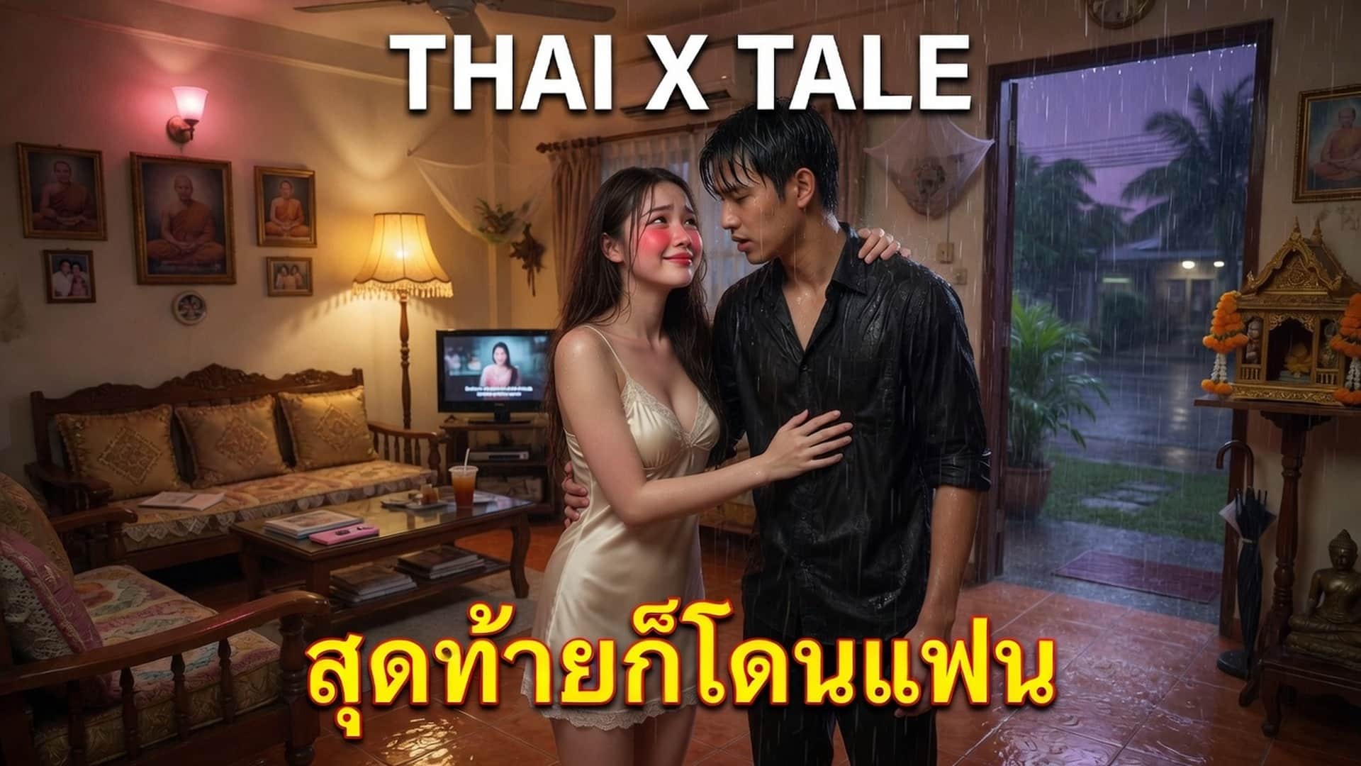 เรื่องเสียว สุดท้ายก็โดนแฟนเย็ดจนได้ | ThaiXTale