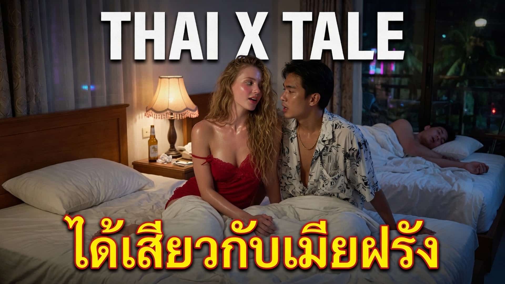 เรื่องเสียว ได้เสียวเย็ดกับเมียฝรั่ง | ThaiXTale