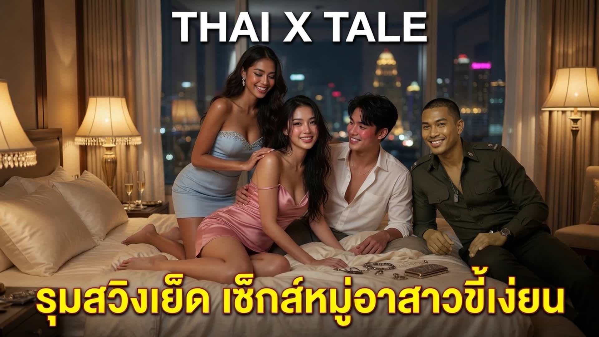 เรื่องเสียว รุมสวิงเย็ด เซ็กส์หมู่อาสาวขี้เงี่ยน | ThaiXTale
