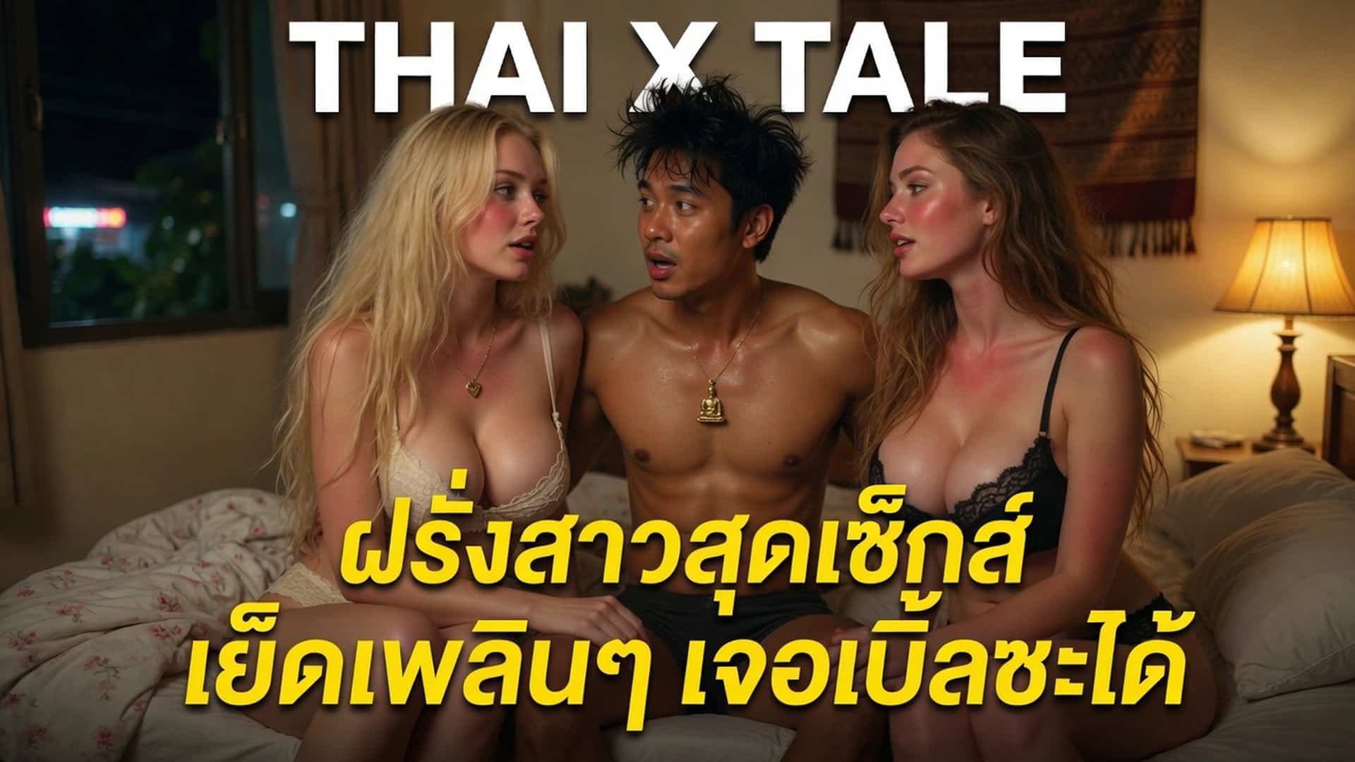 เรื่องเสียว ฝรั่งสาวสุดเซ็กส์ เย็ดเพลินๆ เจอเบิ้ลซะได้ | ThaiXTale