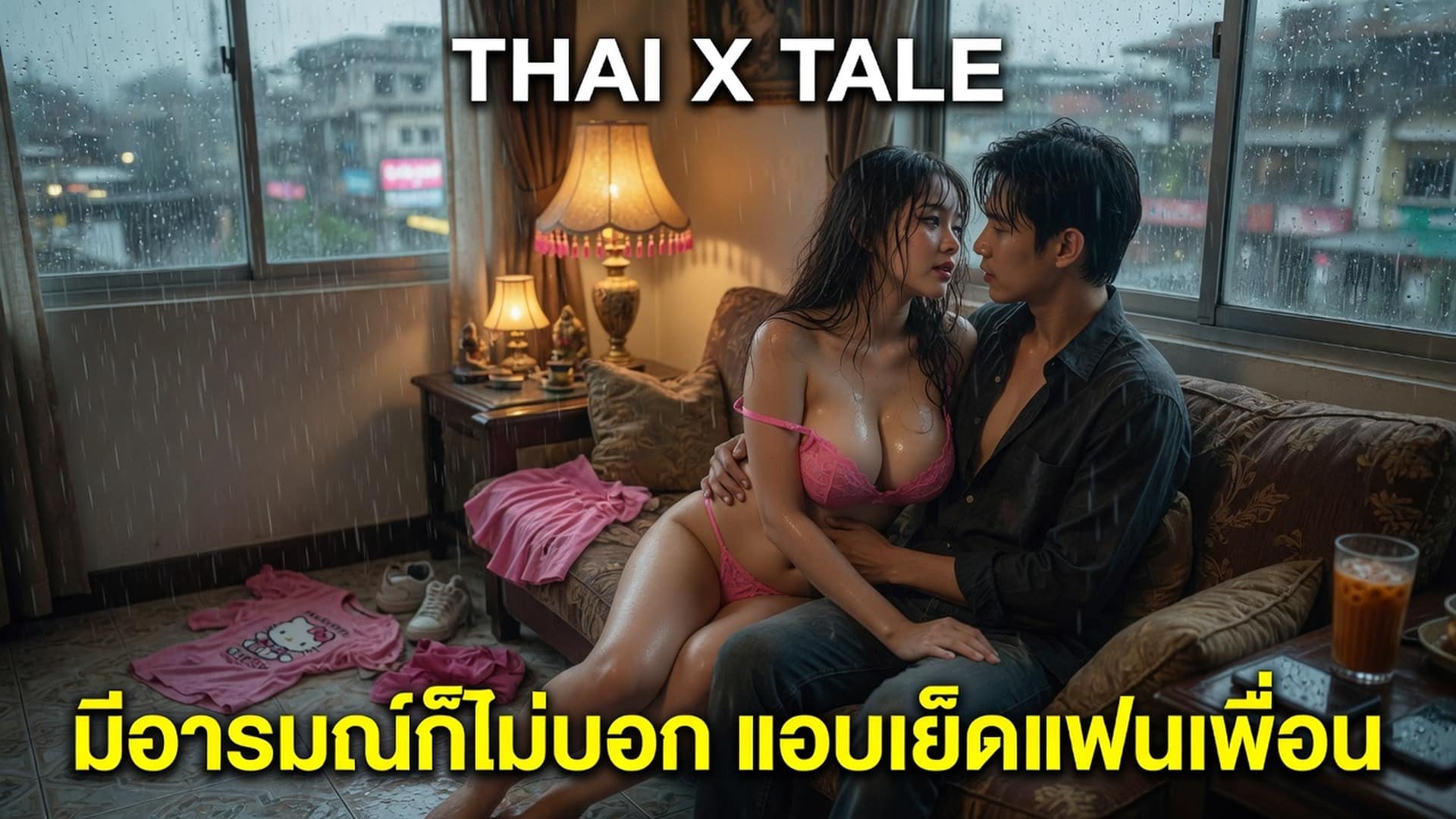 เรื่องเสียว มีอารมณ์ก็ไม่บอก แอบเย็ดแฟนเพื่อน | ThaiXTale