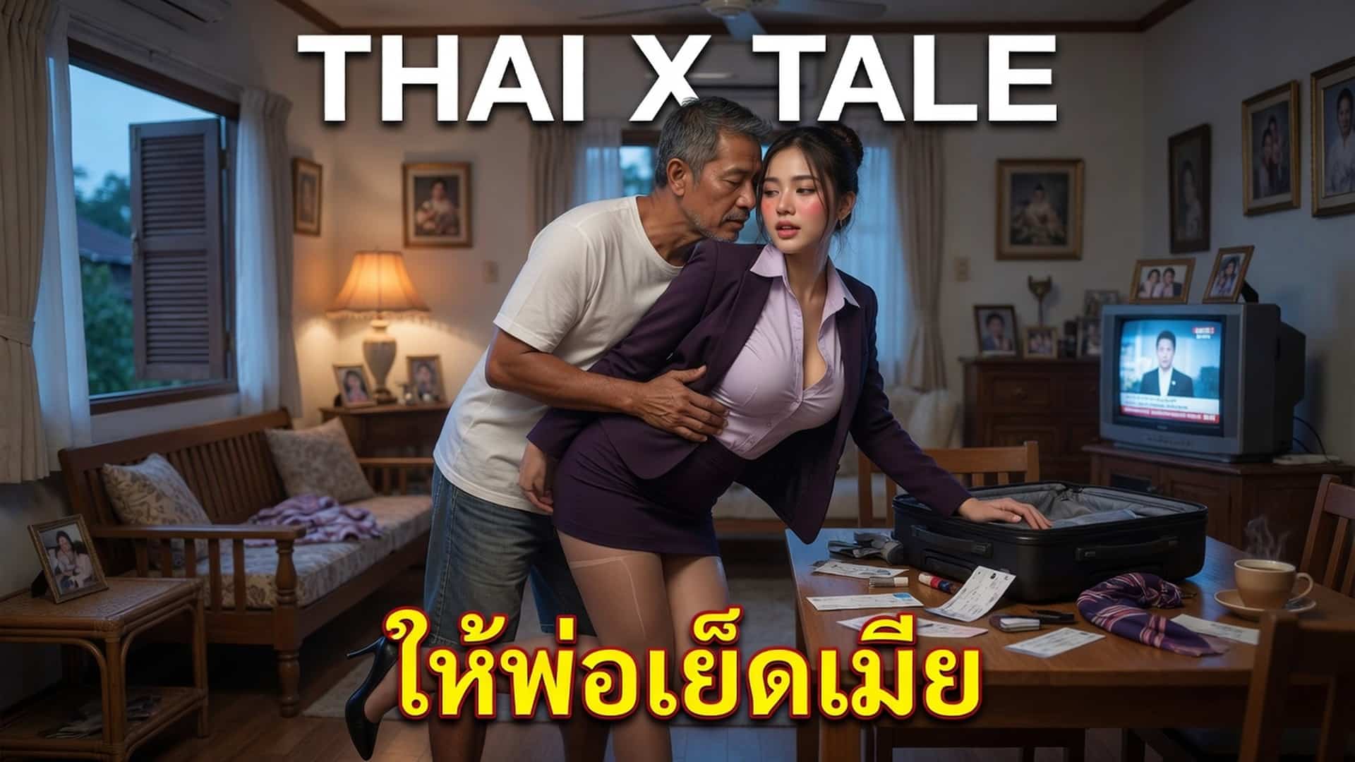 เรื่องเสียว ให้พ่อเย็ดเมีย | ThaiXTale