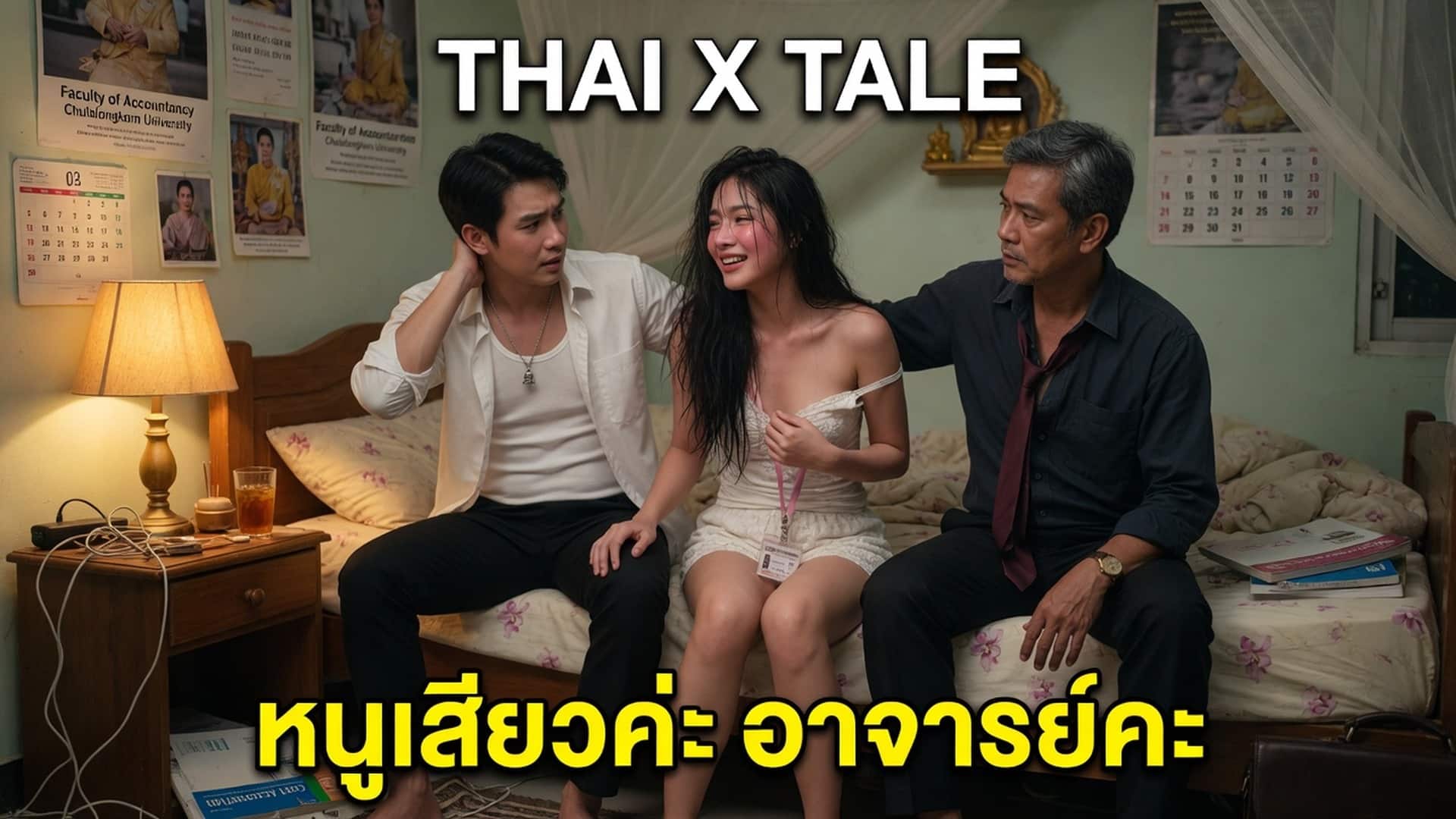 เรื่องเสียว หนูเสียวค่ะ อาจารย์คะ ”สักพักน้ำของอาจารย์ทั้งสองคนก็พุ่งเข้ามาในช่องท้องของหนูพร้อมๆ กัน” | ThaiXTale